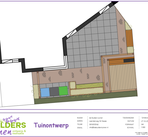 tuinontwerp de Bulders tuinen 1